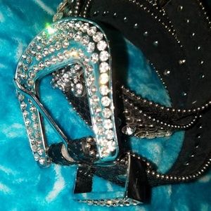 Leather Western Cowgirl Belt